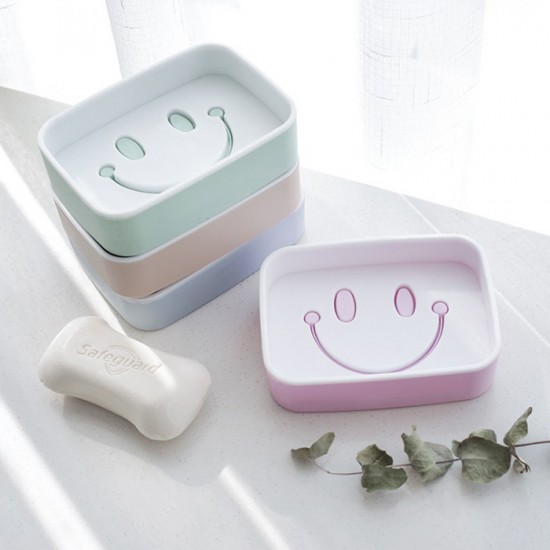創意浴室必備笑臉香皂盒 微笑肥皂架 瀝水香皂置物架