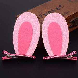 萬聖節必備 兒童兔耳朵髮夾 化裝舞會派對耳朵造型髮夾 頭飾