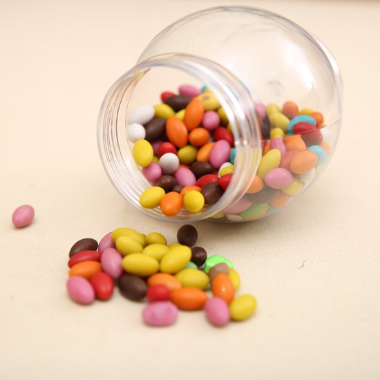 萬聖節必備 裝飾透明糖果罐 南瓜黑貓立體造型糖果盒 禮物罐