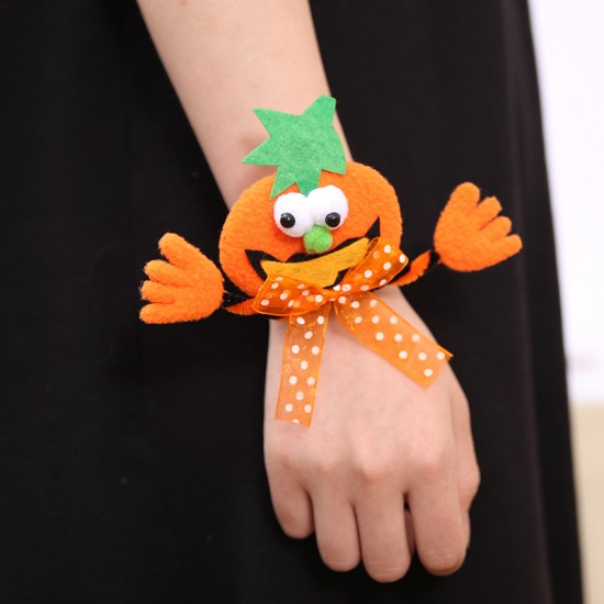 萬聖節必備 拍拍圈手環 南瓜蝙蝠造型手環 派對必備禮物