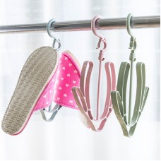 (5入)加厚防風360度曬鞋架 雙勾活動式鞋架掛勾 晾曬鞋架