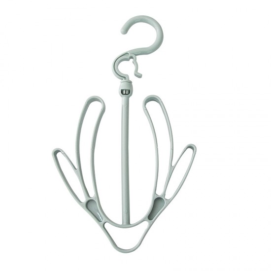 (5入)加厚防風360度曬鞋架 雙勾活動式鞋架掛勾 晾曬鞋架