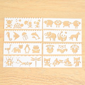 創意鏤空繪畫圖案模板 DIY手帳配件 創意花邊圖案