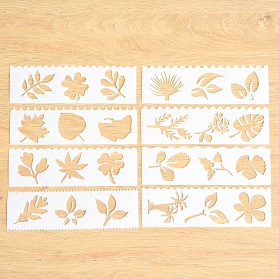 創意鏤空繪畫圖案模板 DIY手帳配件 創意花邊圖案