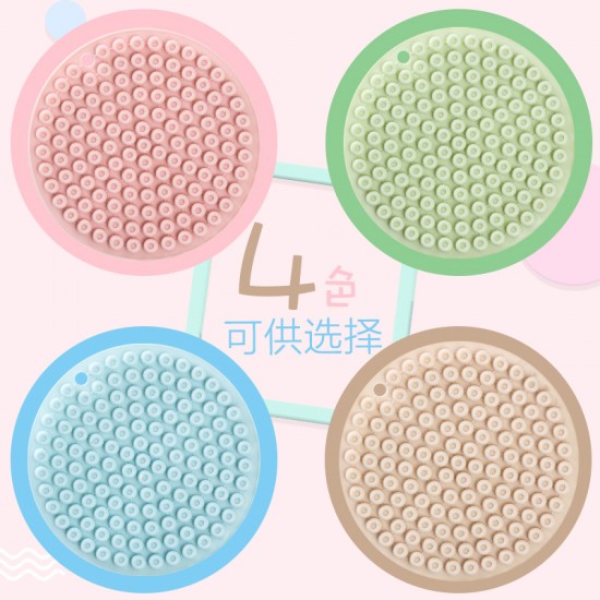 創意矽膠圓型隔熱墊 廚房必備防燙鍋墊 矽膠杯墊