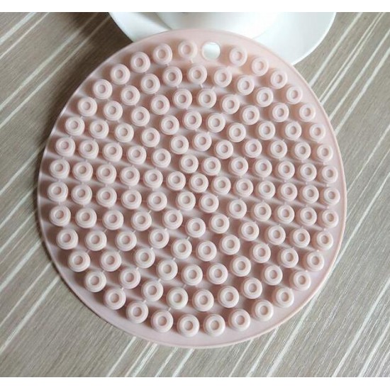 創意矽膠圓型隔熱墊 廚房必備防燙鍋墊 矽膠杯墊