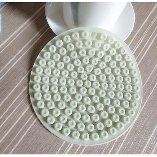 創意矽膠圓型隔熱墊 廚房必備防燙鍋墊 矽膠杯墊