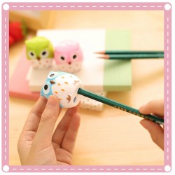 創意可愛貓頭鷹造型削筆器 萌萌削鉛筆器 捲筆刀