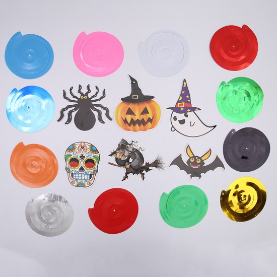 萬聖節必備 派對裝飾圖案吊飾6件組 南瓜女巫造型吊飾