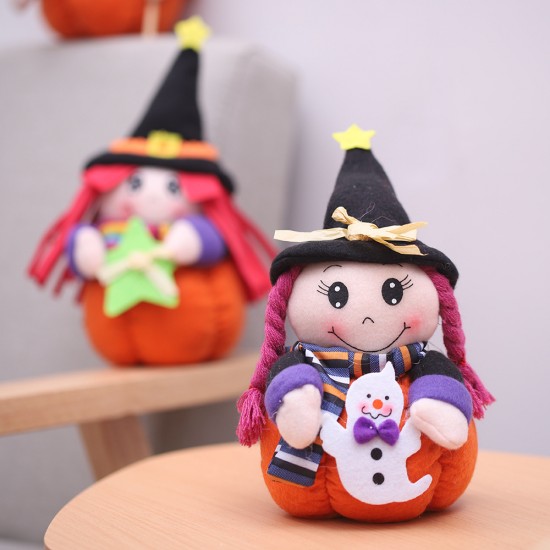 萬聖節必備 小女巫造型娃娃 派對裝飾用品