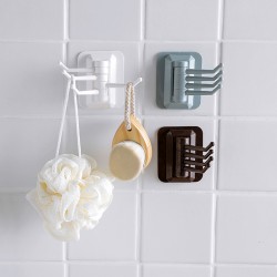 浴室無痕強力旋轉掛勾 毛巾掛架 牆壁置物架