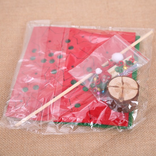 聖誕節必備 DIY無紡布裝飾聖誕樹 星星造型桌面裝飾