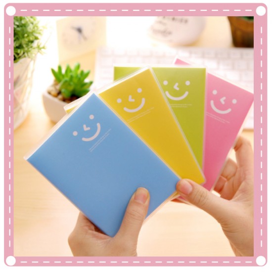 小清新糖果色笑臉筆記本 創意微笑隨身記事本 小本子
