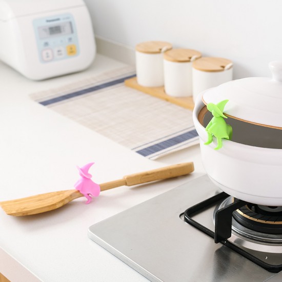 創意小人造型鍋蓋防溢器 鍋蓋加高器 鍋鏟湯勺支架