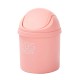 創意迷你桌面搖擺蓋垃圾桶 有蓋雜物收納桶 垃圾桶