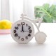簡約創意自行車造型小鬧鐘 超可愛桌面時鐘 臥室床頭鬧鐘