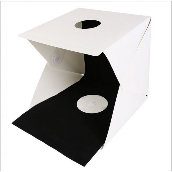 方便攜帶簡易式40cm攝影棚 LED燈條迷你攝影棚 創意小型攝影棚