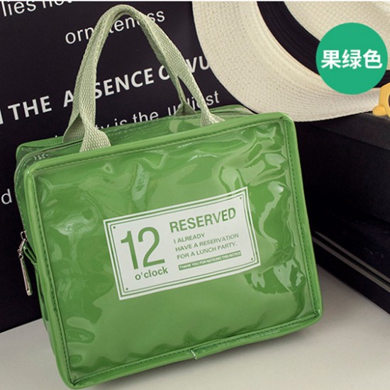 戶外防水保溫野餐包 亮面便當袋 外出旅行必備保溫保冷袋