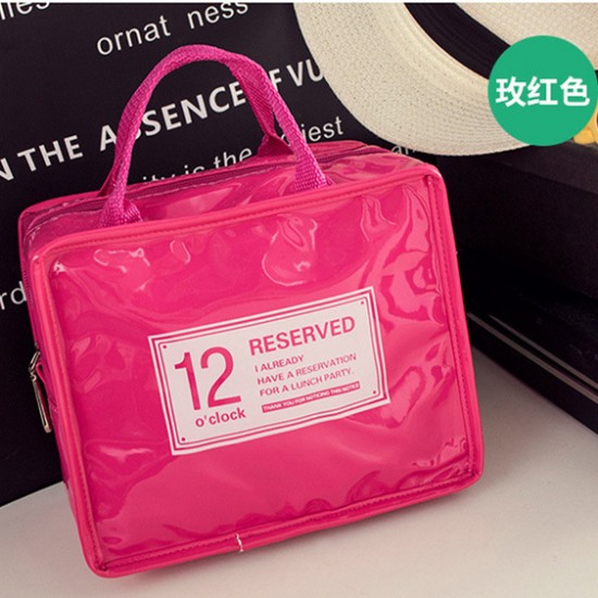 戶外防水保溫野餐包 亮面便當袋 外出旅行必備保溫保冷袋