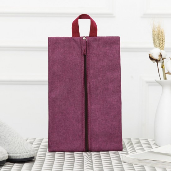 旅行牛津布鞋子收納袋 簡約可折疊收納鞋包 旅行收納鞋袋