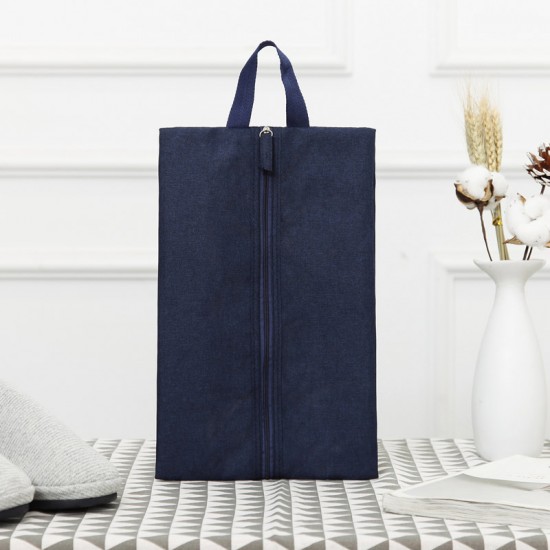 旅行牛津布鞋子收納袋 簡約可折疊收納鞋包 旅行收納鞋袋