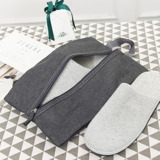 旅行牛津布鞋子收納袋 簡約可折疊收納鞋包 旅行收納鞋袋