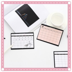 簡約桌面月計畫日程表 創意可撕月計畫本 提升工作效率計畫表