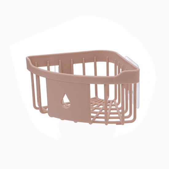 簡約無痕三角置物架 浴室廁所轉角收納架