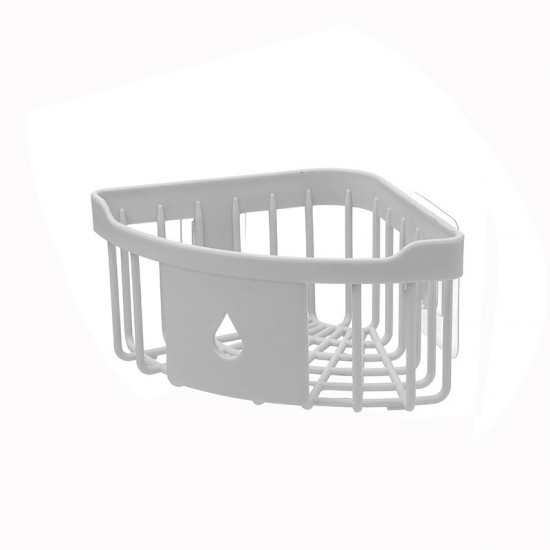 簡約無痕三角置物架 浴室廁所轉角收納架