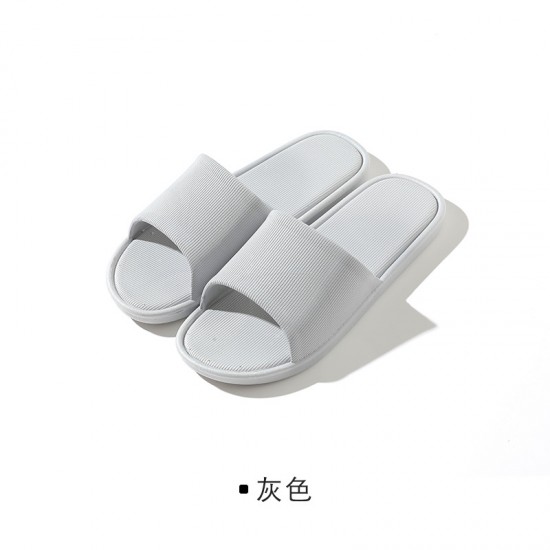 簡約居家防滑軟底室內拖鞋 素色浴室拖鞋 PVC室內拖鞋