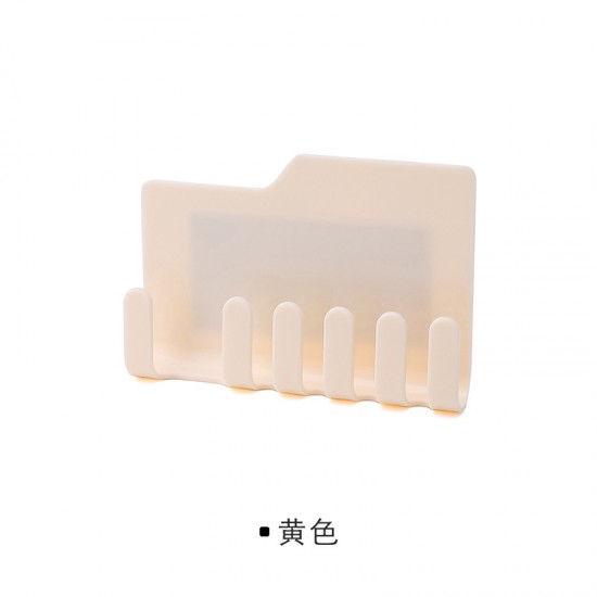 創意壁掛式牙刷牙膏架 多功能置物架 浴室客廳必備掛勾