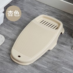 塑膠可掛式洗衣板 固定防滑搓衣板 簡約素色洗衣板