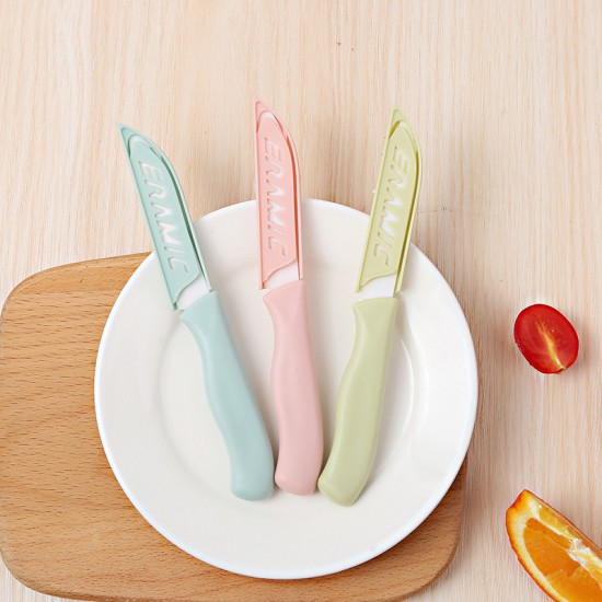 創意陶瓷水果刀 廚房必備水果小刀 居家輕便水果刀