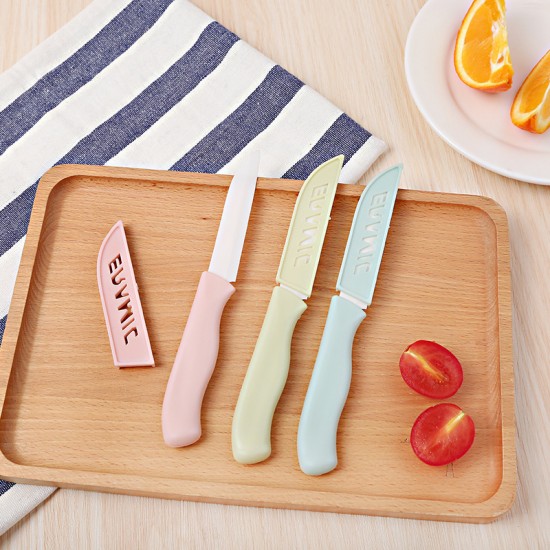 創意陶瓷水果刀 廚房必備水果小刀 居家輕便水果刀