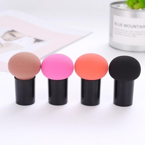 創意蘑菇造型氣墊粉撲 乾濕兩用海綿彩妝蛋 圓頭粉撲 彩妝工具
