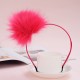 創意大毛球髮箍 少女可愛毛球髮箍 頭飾
