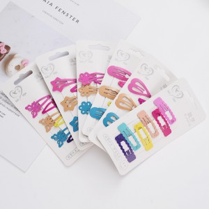 創意可愛兒童彩色BB夾 簡約小女孩髮夾 造型髮夾