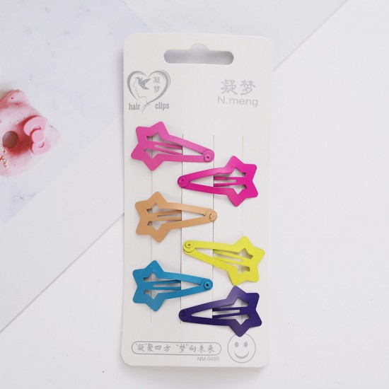 創意可愛兒童彩色BB夾 簡約小女孩髮夾 造型髮夾