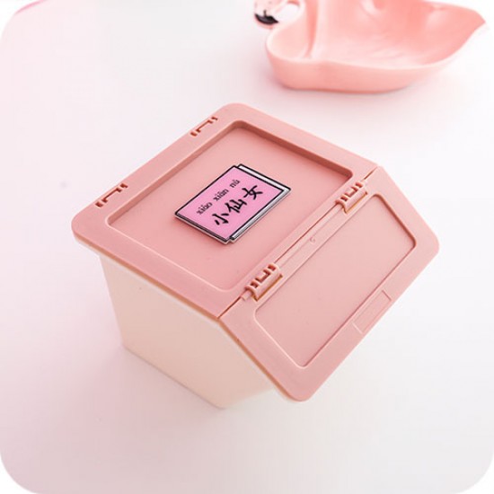 創意桌面化妝品收納盒 口紅首飾文具塑膠置物盒