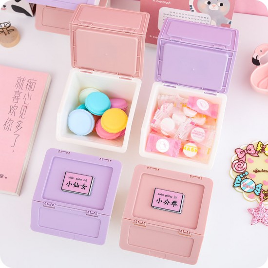 創意桌面化妝品收納盒 口紅首飾文具塑膠置物盒