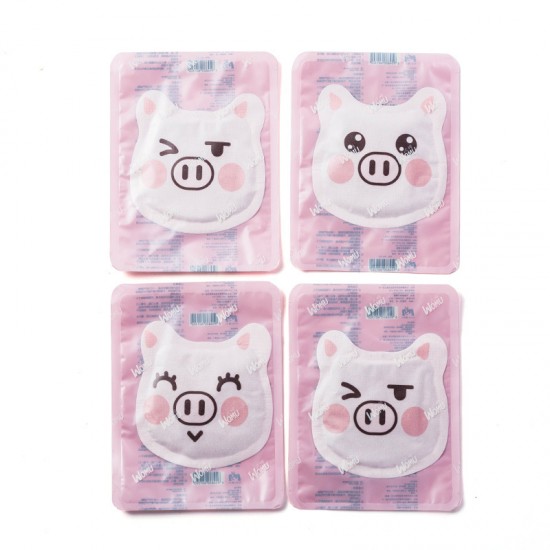 創意小豬造型貼式暖暖包 保暖可愛豬造型發熱貼 10入裝