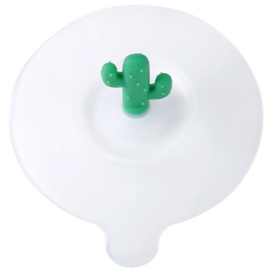 創意仙人掌造型矽膠杯蓋 密封水杯蓋 多用途杯蓋 防塵蓋