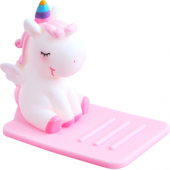 獨角獸懶人手機支架 可愛手機座平板架