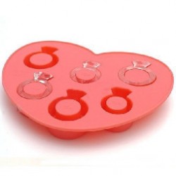 創意鑽戒造型製冰盒 戒指造型模具 情人節必備造型製冰盒