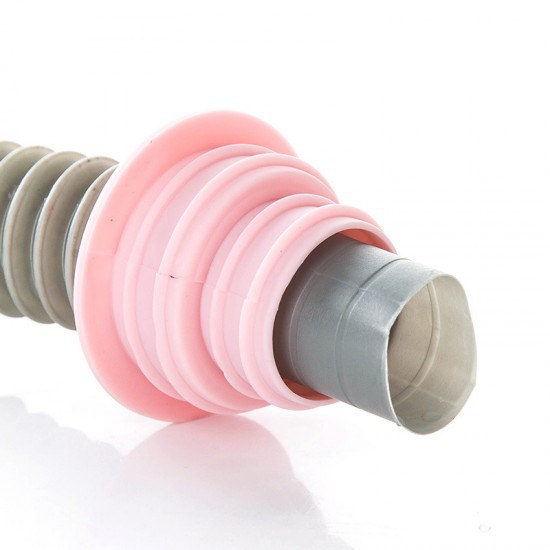 伸縮矽膠管道防臭密封圈 洗衣機下水道防蟲橡膠圈 密封