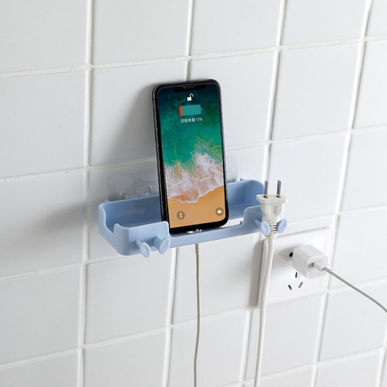 創意手機充電支架 插頭整理置物架 插座插頭收納神器