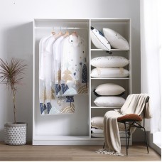 創意印花透明衣物防塵袋 西裝外套防塵掛袋 防塵套