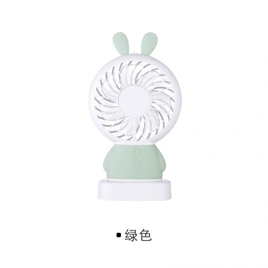 創意USB充電手持小型電風扇 迷你兔子造型風扇 電扇