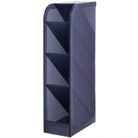 桌面斜插式磨砂筆筒 文具化妝品收納架 桌面收納必備小物