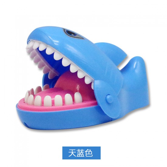 創意大號鯊魚咬手玩具 桌面大鯊魚整人玩具 桌遊